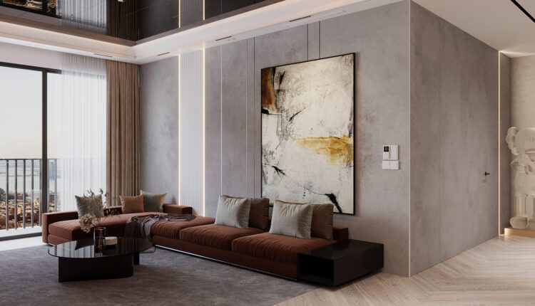 12909. Free 3D Living Room Interior Model Download By Tran Quang Sang