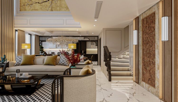12921. Free 3D House Interior Model Download by Nhung Lotus