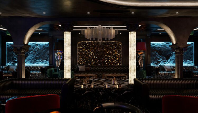 12935. Download Free 3D Bar Restaurant Interior Model by Duong Bui