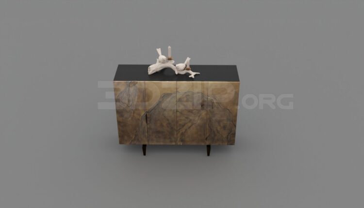 3191. Free 3D Display Cabinets Model Download