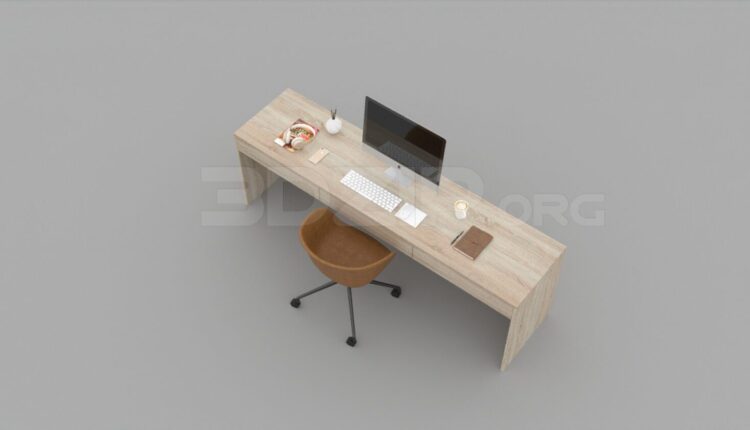 3212. Free 3D Table Work Model Download