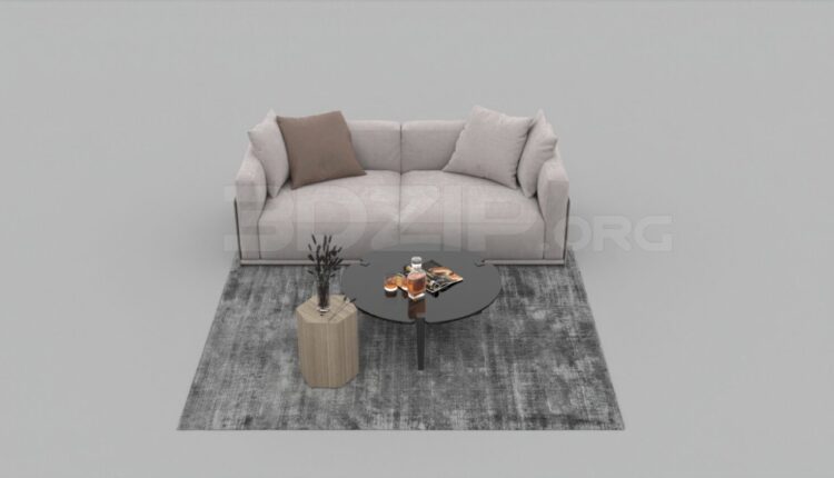 3215. Free 3D Sofa Model Download