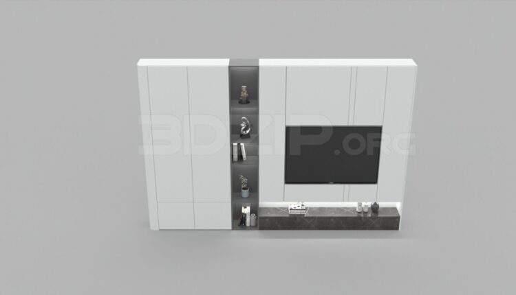 3216. Free 3D TV Cabinet Model Download