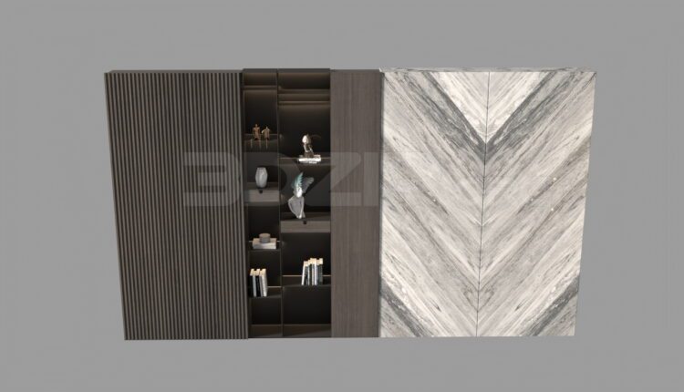 3290. Free 3D Wardrobe Model Download