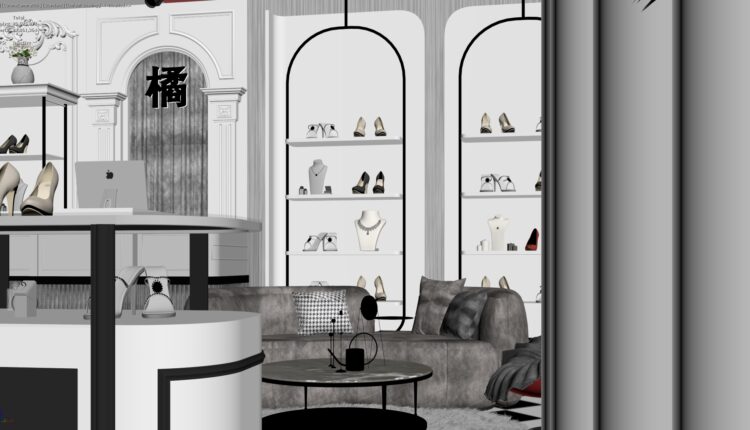11208. 3D Fashion Shop Model Download