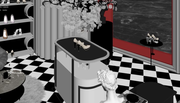 11208. 3D Fashion Shop Model Download
