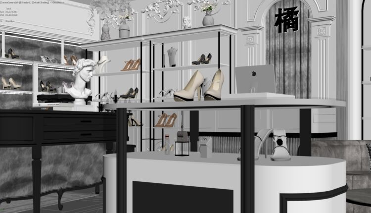 11208. 3D Fashion Shop Model Download