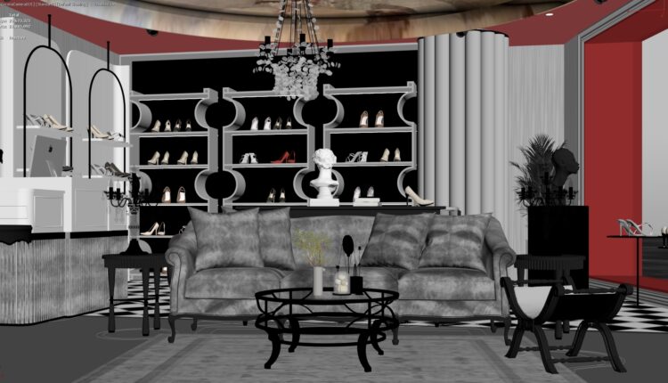 11208. 3D Fashion Shop Model Download
