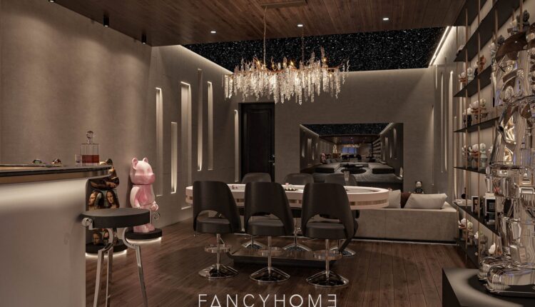 13022. Download Free POKER Room Interior Model By Ta Nhu Anh