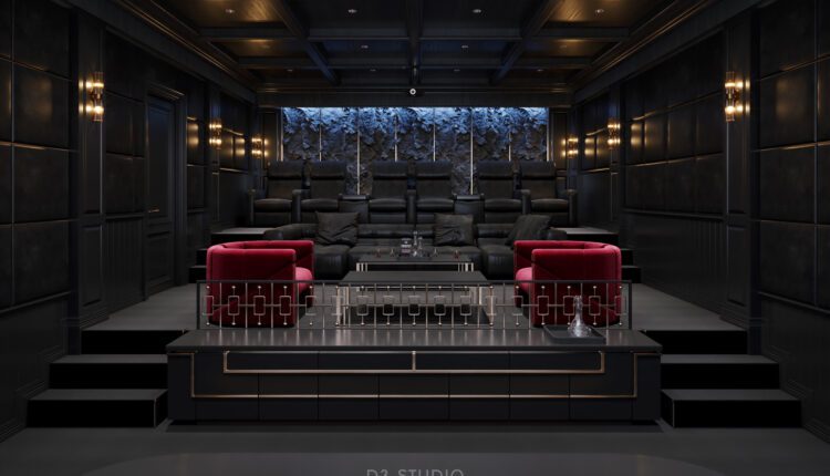 13024. 3D Movie Room Interior Model Download By Pham Viet Dung