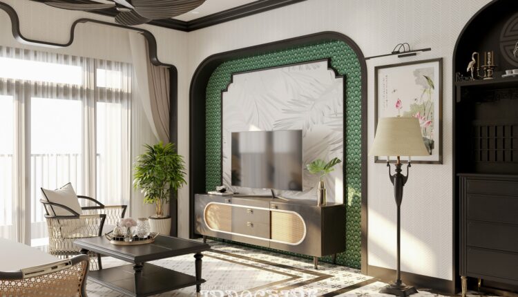 13037. Free 3D Indochine Living Room Interior Model Download By Nguyen Bich Ngoc