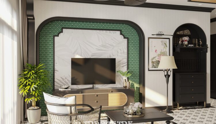 13037. Free 3D Indochine Living Room Interior Model Download By Nguyen Bich Ngoc