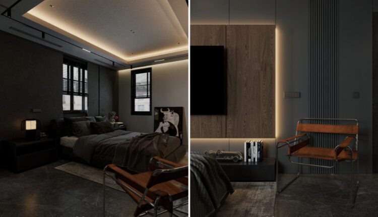 13055. Download Free Bedroom Interior Model By Pham Manh Hung