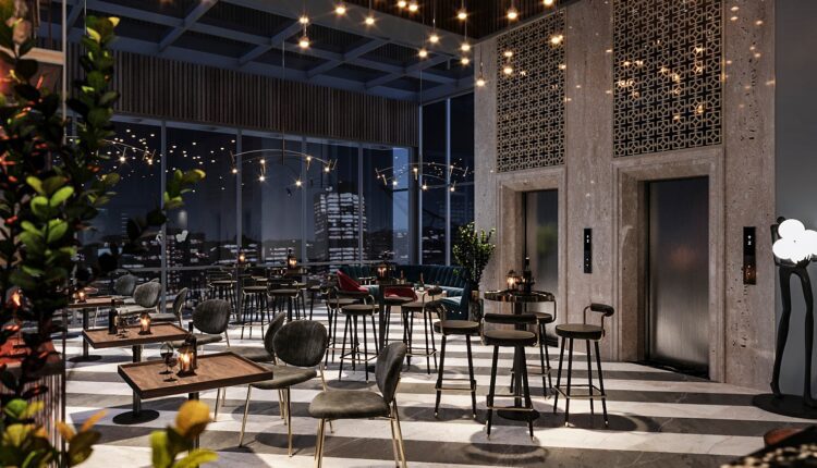 13068. Download Free 3D Pub Restaurant Interior Model by Hoang Anh Dung