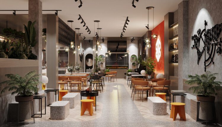 13079. Free 3D Coffee Room Interior Model Download by Dat Bui