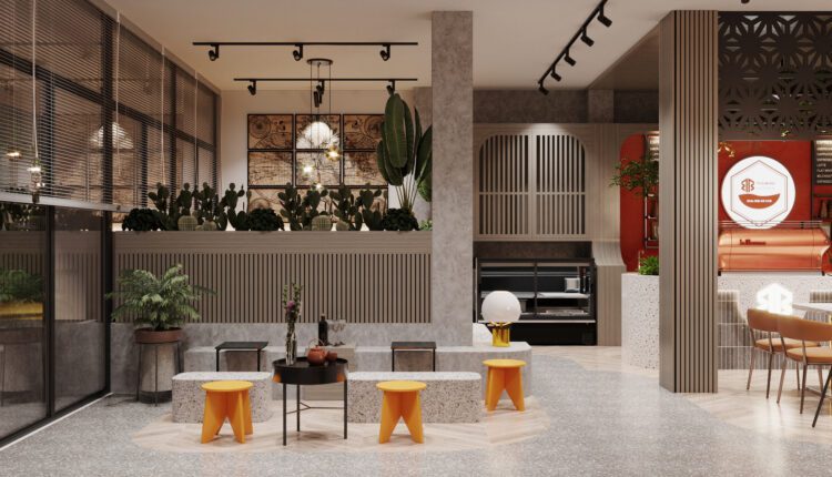 13079. Free 3D Coffee Room Interior Model Download by Dat Bui