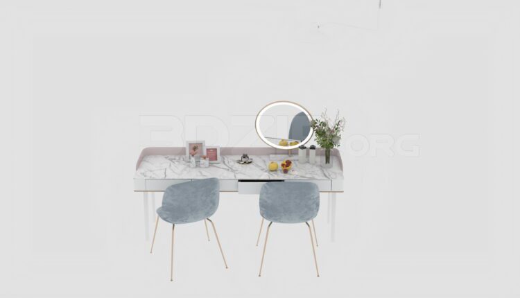 3491. Free 3D Dressing Table Model Download