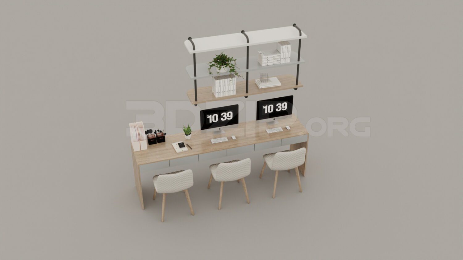 3552. Free 3D Desks Model Download