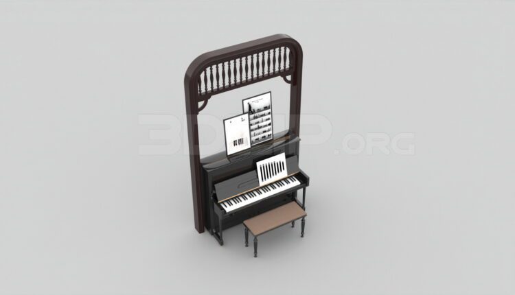 3579. Free 3D Piano Model Download