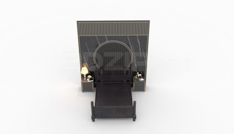 3712. Free 3D Bed Model Download