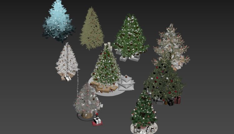 11212. Download Free Christmas Trees Models By Thanh Duong