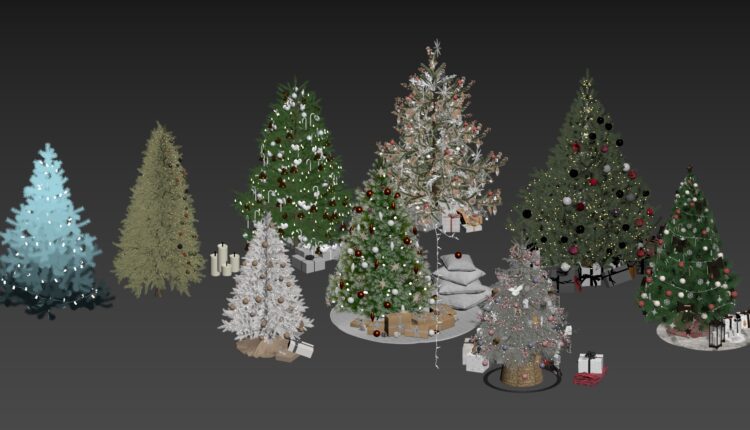 11212. Download Free Christmas Trees Models By Thanh Duong
