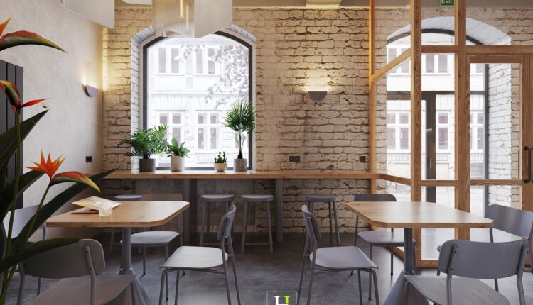 13082. Free 3D Coffee Room Interior Model Download by Hoang Thong
