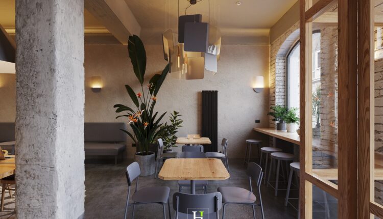 13082. Free 3D Coffee Room Interior Model Download by Hoang Thong