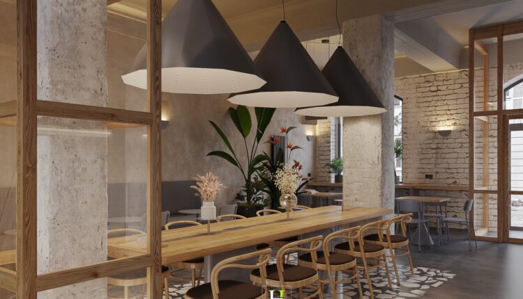 13082. Free 3D Coffee Room Interior Model Download by Hoang Thong