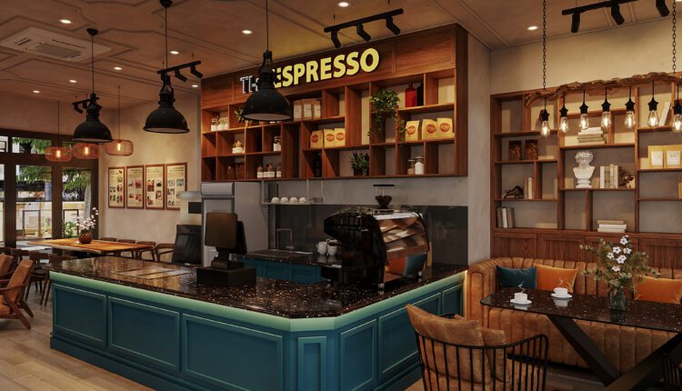 13086. Free 3D Coffee Room Interior Model Download by Trung Nguyen