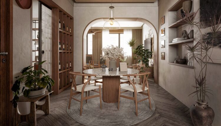 13088. 3D Wabi- Sabi Interior Model Download By Nghia Doan