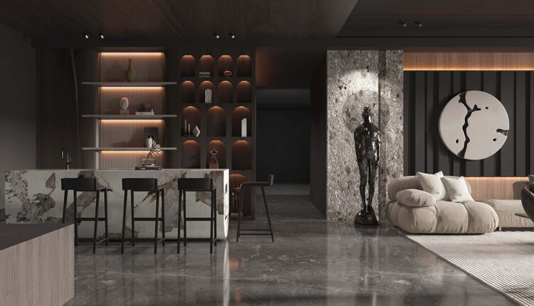 13127. 3D Living Room Interior Model Download