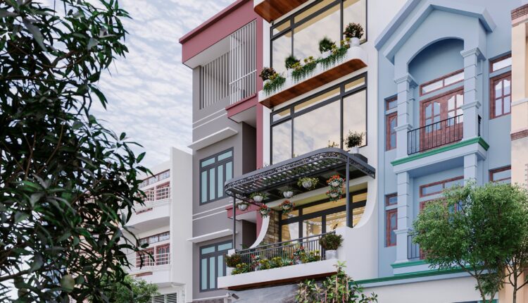 13137. 3D House Exterior Model Download By Thien Tung