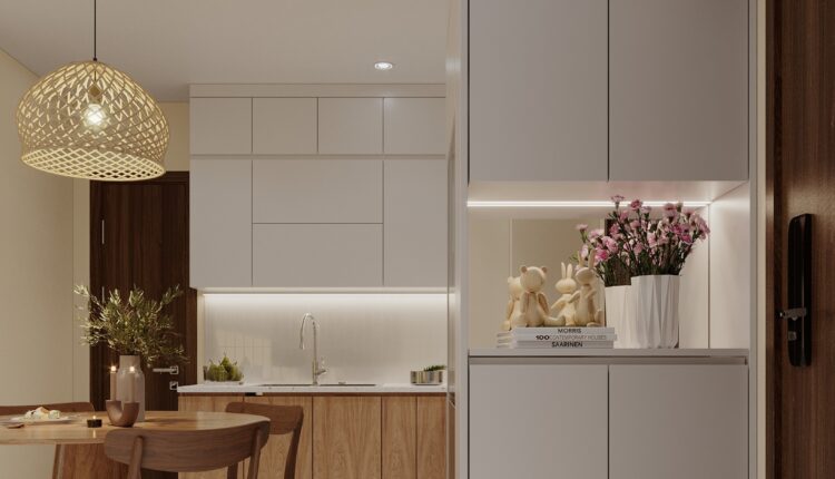 13085. 3D Living Room – Kitchen Interior Model Download by Nguyen Duc Anh