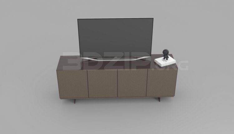 3936. Free 3D TV Cabinet Model Download