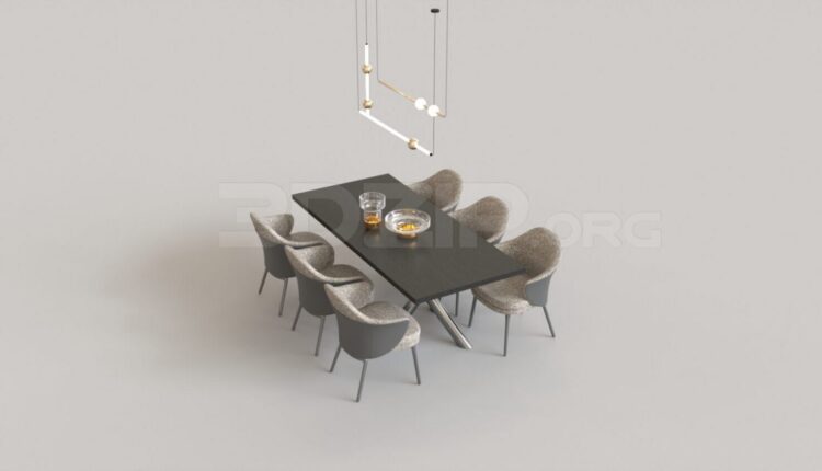 4042.-Free-3D-Dining-Table-And-Chair-Model-Download-scaled