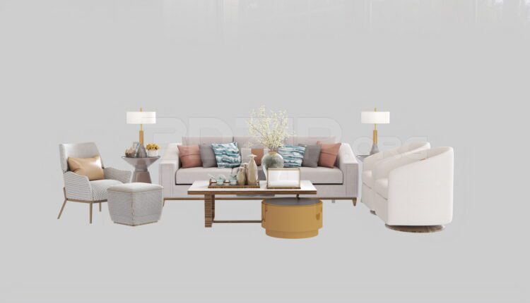 4137. Free 3D Sofa Model Download