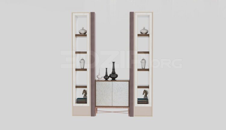 4138. Free 3D Wardrobe Model Download