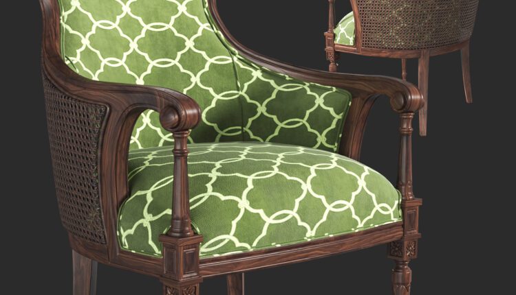 Download Free 3D Matilda Accent Chair Model By Nguyen Minh Khoa