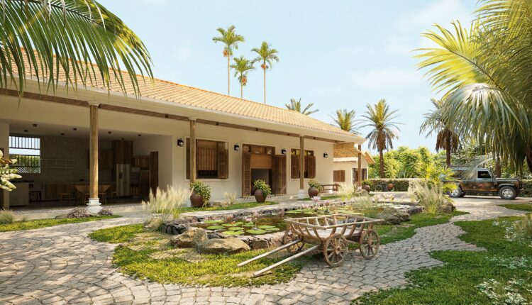 13154. 3D House Exterior Model Download By Do Cuong