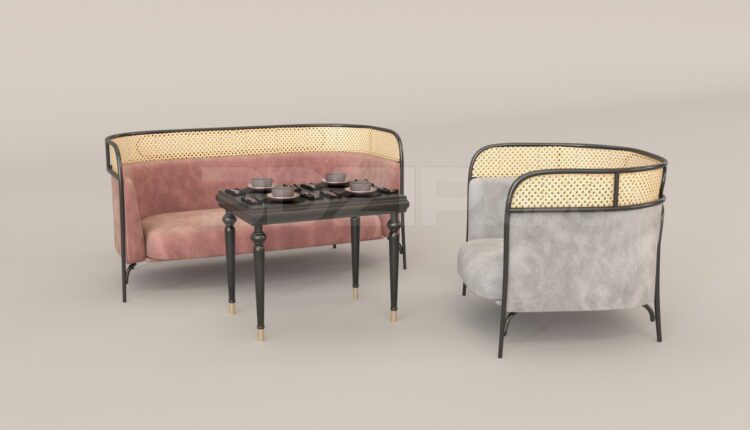 4233. Free 3D Sofa Model Download