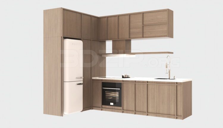 4298. Free 3D Kitchen Model Download