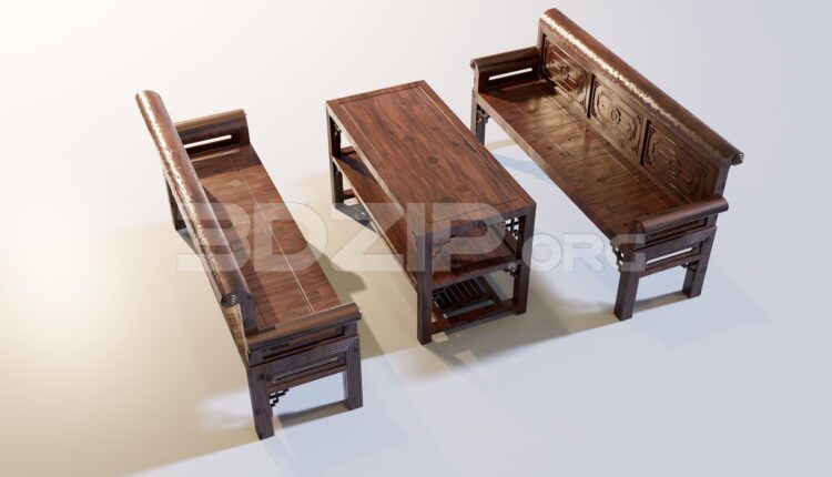 11226. Thư viện 3dsmax tổng hợp về bàn ghế đồng kỵ, trường kỷ miễn phí tải về