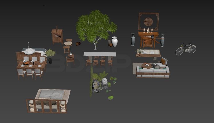 13200. 3d House Scene Model Download By Tran Trung Hieu (1)