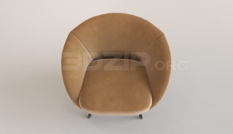 4538. Free 3D Armchair Model Download