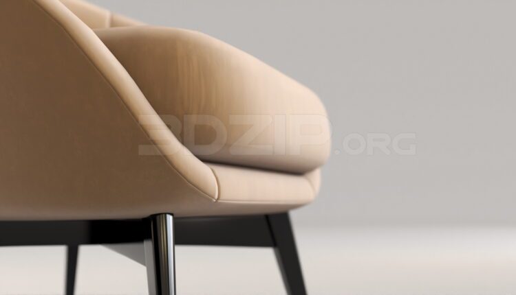 4538. Free 3D Armchair Model Download