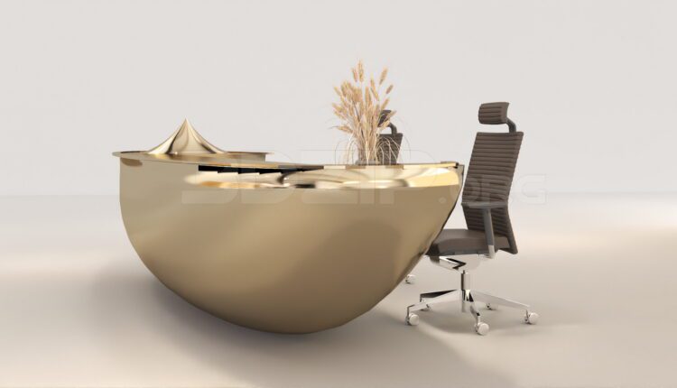 4539. Free 3D Reception Table Model Download