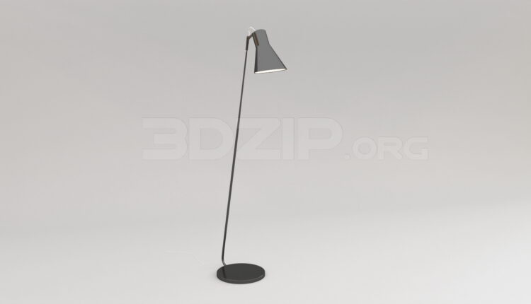 4572. Free 3D Floor Lamp Model Download