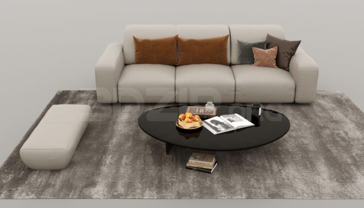 4650. Free 3D Sofa Model Download
