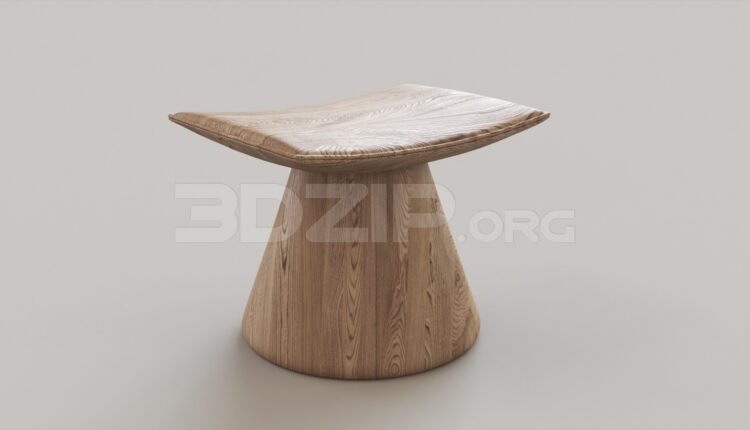 4684. Free 3D Stool Model Download